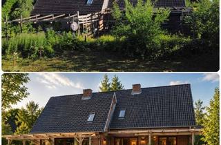 Haus kaufen in 23623 Ahrensbök, Doppelhaus mit großem Gestaltungspotenzial – Rohbau & Modernisierung nach Ihren Wünschen