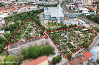 Grundstück zu kaufen in 90441 Sandreuth, 2,1 ha Grundstücksareal mit Kleingärten in Nürnberg