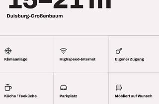 Büro zu mieten in 47269 Großenbaum, Helles Einzelbüro in ruhiger Bürogemeinschaft - Glasfaser, Festpreis, 24/7