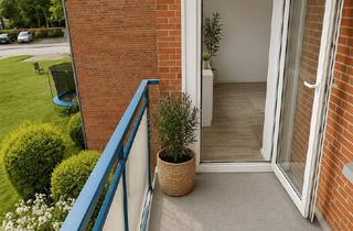 Wohnung mieten in 26506 Norden, 3 Zimmer | Balkon | zentral & mit raffiniertem Grundriss