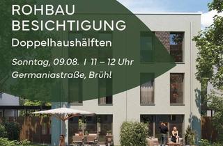 Doppelhaushälfte kaufen in Germaniastraße 22b, 68782 Brühl, Moderne und geräumige Doppelhaushälfte - mit Südgarten -Erbbaurecht