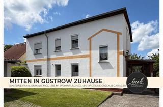 Haus kaufen in 18273 Güstrow, Wo großzügiges Wohnen auf kurze Wege trifft – mit 8 Garagen und viel Platz für Ihre Zukunft