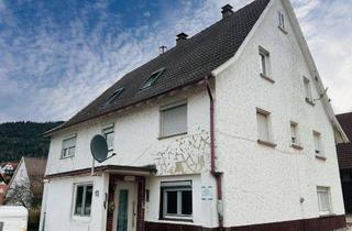Wohnung kaufen in 76597 Loffenau, 4 Zimmer Maisonettewohnung, Garten und große Scheune im ANGEBOTSVERFAHREN