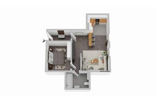 Wohnung kaufen in 67061 Süd, Zentral in LU! Vermietete 2-Zi-Wohnung im 10. OG - 7,2 % Rendite!