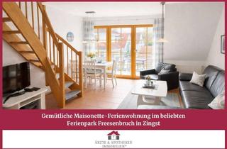 Wohnung kaufen in 18374 Zingst, Gemütliche Maisonette-Ferienwohnung im beliebten Ferienpark Freesenbruch in Zingst!