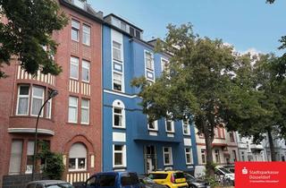 Wohnung kaufen in 40225 Bilk, Charmante 3-Zimmer-Altbauwohnung mit Balkon & Aufzug in beliebter Lage
