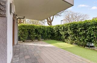 Wohnung kaufen in 50354 Hürth, Moderne Erdgeschosswohnung mit Terrasse, Garten, Einbauküche und TG-Stellplatz