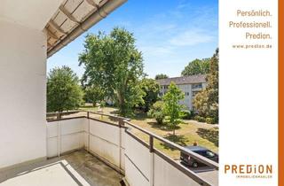 Wohnung kaufen in 40468 Unterrath, Renovierungsbedürftige 2-Zimmer-Wohnung mit Balkon und großem Gemeinschaftsgarten