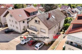 Wohnung kaufen in 69221 Dossenheim, Maisonette mit Garten oder zwei Wohnungen, Sie entscheiden!
