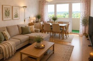 Wohnung kaufen in 64521 Groß-Gerau, Großzügige 3-Zimmer-Dachgeschosswohnung mit Balkon und Weitblick in Groß-Gerau