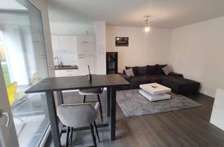 Wohnung mieten in 76287 Rheinstetten, Exklusiv möblierte Neubauwohnung mit Garten und Tiefgaragenstellplatz in Rheinstetten