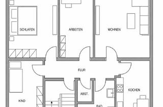 Wohnung mieten in 68723 Schwetzingen, Erstbezug nach Kernsanierung – Moderne 4-Zimmer-Wohnung in energieeffizienten Haus mit großem Balkon