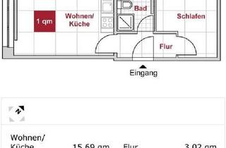 Wohnung mieten in Prohliser Allee 29, 01239 Prohlis-Süd, Azubi- und Studentenangebot! Kleine 2 Zimmer Wohnung