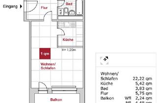 Wohnung mieten in Prohliser Allee 29, 01239 Prohlis-Süd, Azubi- und Studentenangebot! Ihre neue 1-Zimmer-Wohnung wartet!