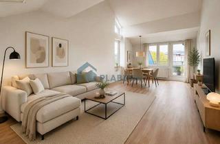 Wohnung mieten in Platanenstr. 44, 17033 Neubrandenburg, Hell, modern, gemütlich – Frisch renovierte Dachgeschosswohnung mit Balkon