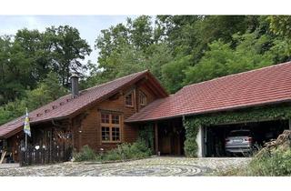 Haus kaufen in Ebersdorf 47, 90599 Dietenhofen, Exklusives HONKA Holz Blockhaus 128qm / 2128qm Galerie Doppelgarage Kamin ohne Provision