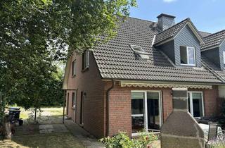 Haus kaufen in 21483 Gülzow, Renovierungsbedürftige DHH aus 2001 in Gülzow bei Geesthacht, mit Kaminofen und schönem Grundstück !