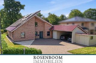 Haus kaufen in 26639 Wiesmoor, Freistehendes Pultdachhaus mit Gartenidylle in begehrter Lage von Wiesmoor