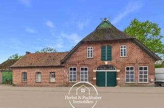 Haus kaufen in 27804 Berne, Vielseitiger Resthof mit Innenhof, Stallungen und Potential für Wohnen und Gewerbe