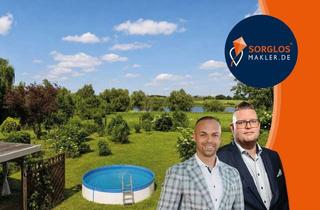 Doppelhaushälfte kaufen in 39446 Staßfurt, Grüne Aussichten inklusive – modernisierte Doppelhaushälfte mit großem Grundstück