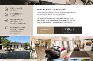 Haus mieten in 47804 Benrad-Süd, Moderner Bungalow mit Traumgarten, Grillkota & Partykeller