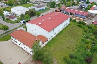 Gewerbeimmobilie kaufen in In Der Paint, 87730 Bad Grönenbach, Industriehalle mit Büroflächen und attraktiven Entwicklungsmöglichkeiten in direkter Lage an der A7
