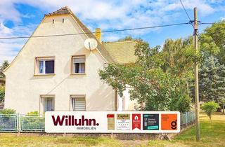 Grundstück zu kaufen in Kleines Dorf, 04509 Wiedemar, Raum für Neues – großzügiges Grundstück mit historischem Lehmhaus in Wiedemar