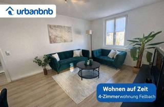 Immobilie mieten in Theodor-Heuss-Str., 70736 Fellbach, 4-Zimmerwohnung in Fellbach für Wohnen auf Zeit mieten ab 1 Monat