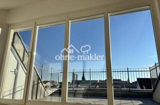 Wohnung mieten in Uferstraße 19, 04105 Leipzig, Über den Dächern von Leipzig: 2,5-Zi-Maisonette mit 25 m² Sonnen-Dachterrasse am Rosental/Zoo