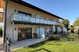 Wohnung kaufen in 83119 Obing, altersgerechte neue Erdgeschosswohnung mit Aufzug, Südterrasse und Garten