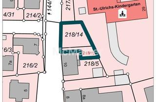 Grundstück zu kaufen in 86368 Gersthofen, Attraktives Baugrundstück mit rechtskräftiger Baugenehmigung für ein Dreifamilienhaus mit Pool