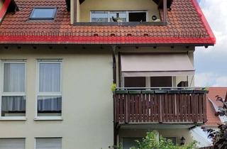 Wohnung kaufen in Am Weissiger Bach 41, 01328 Weißig, Vermietete 2(bzw3)-Zi.-DG-Wohnung mit Balkon, TG, Dresden-Weißig