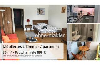 Wohnung mieten in 30539 Hannover, Möbliertes 1 Zimmer Wohnung mit Balkon, Stellplatz und Pauschalmiete