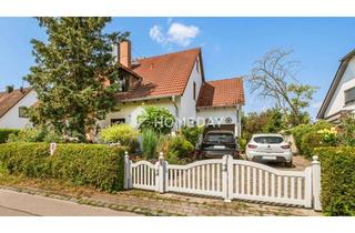 Haus kaufen in 85399 Hallbergmoos, Naturnahes & familienfreundliches Wohnen: DHH mit Gartenidylle, Terrasse und Garage in Hallbergmoos