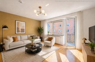 Wohnung kaufen in Laimer Platz, 80686 München, AIGNER - Solide vermietete 2,5-Zimmer-Wohnung mit Westbalkon nahe Laimer Platz