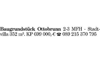 Grundstück zu kaufen in 85521 Ottobrunn, Baugrundstück Ottobrunn
