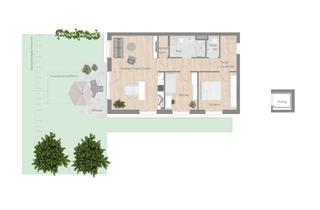 Wohnung mieten in 74354 Besigheim, traumhafte 3,5 Zimmerwohnung mit Garten und Süd-West-Terrasse