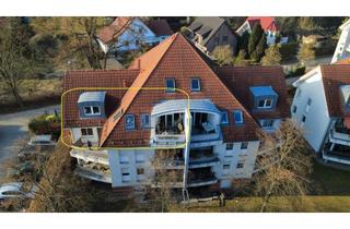 Wohnung kaufen in Am Sportplatz, 15366 Hoppegarten, leerstehende 4-Zimmer-DG-Wohnung in ruhiger Lage mit überdachtem Südbalkon