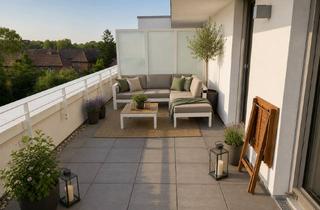 Wohnung mieten in Tarpen, 22529 Groß Borstel, Lichtdurchflutete 3-Zi.-Neubauwohnung mit 23qm Dachterrasse - ruhige Lage direkt an der Tarpenbek