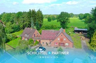 Haus kaufen in 27729 Vollersode, Giehlermoor | Zwei vermietete Einfamilienhäuser und ein Baugrundstück