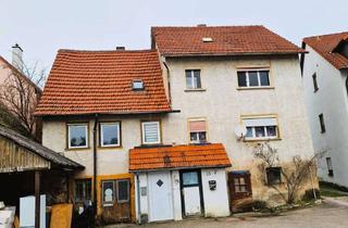 Haus kaufen in 74912 Kirchardt, 2 Doppelhäuser Renovierungsbedürftig mit Carport und Stellplatz