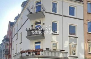 Wohnung mieten in 23554 Lübeck, gern an WG`s, Charmante Altbauwohnung mit 2 Balkonen, 3-4 Zimmer, EBK, Bad mit Badewanne