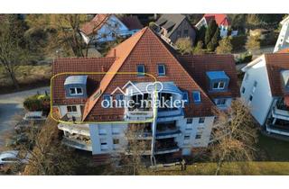 Wohnung kaufen in 15366 Hoppegarten, leerstehende 4-Zimmer-DG-Wohnung in ruhiger Lage mit überdachtem Südbalkon