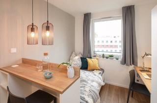 Wohnung mieten in Hanebergstraße, 80637 Neuhausen-Nymphenburg, Möbliertes Neubau-Apartment im THE FIZZ München-Gern – 1.296 € All-in