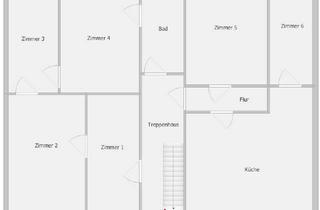 Wohnung kaufen in 67748 Odenbach, Odenbach - 6-Zimmer-Eigentumswohnung - renovierungsbedürftig! + Grundstück