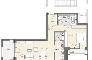 Wohnung mieten in Reislinger Straße 34 D, 38446 Hellwinkel, 2-Zimmer-Neubauwohnung in den Hellwinkelterrassen