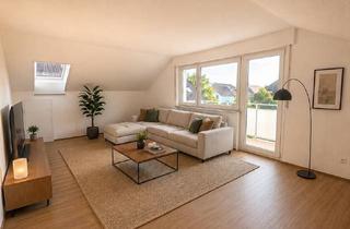 Wohnung mieten in 70825 Korntal-Münchingen, Frisch sanierte, lichtdurchflutete 2-Zimmer-Dachgeschosswohnung mit Balkon und Stellplatz