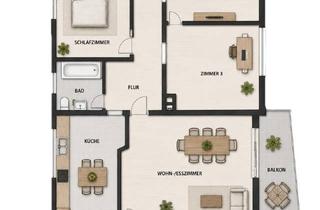Wohnung mieten in 33098 Paderborn, Wunderschöne 4 Zimmer Wohnung mit Garage und Balkon in Paderborn