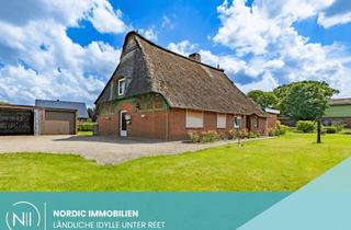 Haus kaufen in 24816 Luhnstedt, Ländliche Idylle unter Reet – Wohnen mit Charme und vielen Möglichkeiten