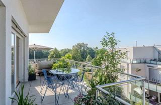 Penthouse kaufen in 63739 Aschaffenburg, Penthouse-Juwel am Floßhafen: Logenplatz über dem Main